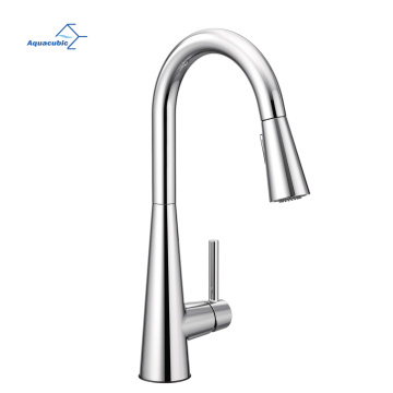 Fabricante OEM OEM Aquacúbico Fabricante Chrome Pull Down Faucet con rociador de doble función